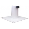 ΒΑΣΗ ΓΑΛΒΑΝΙΖΕ ΦΛΑΤΖΑ 25x25cm/ Φ90mm ΧΩΡΙΣ ΑΝΤΙΡΙΔΕΣ