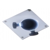 ΒΑΣΗ ΓΑΛΒΑΝΙΖΕ ΦΛΑΤΖΑ 25x25cm/ Φ90mm ΧΩΡΙΣ ΑΝΤΙΡΙΔΕΣ