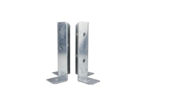 ΒΑΣΗ ΓΩΝΙΑΚΗ INOX (ΣΕΤ 2 ΤΜΧ) 170x50x45mm