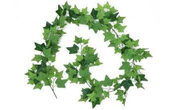 ΓΙΡΛΑΝΤΑ ΚΛΑΔΙΑ ΣΥΝΟΛΙΚΟΥ ΜΗΚΟΥΣ 160cm ΑΠΟ ΦΥΛΛΟ ΚΙΣΣΟΥ ΣΕ 2 ΑΠΟΧΡΩΣΕΙΣ ΤΟΥ ΠΡΑΣΙΝΟΥ