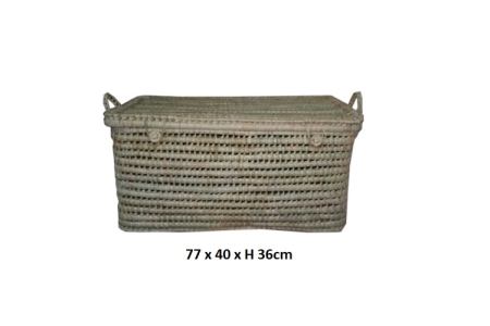 ΚΑΛΑΘΙΑ ΑΠΛΥΤΩΝ ΜΠΑΟΥΛΟ - ΨΑΘΑ SEAGRASS ΜΕ ΥΦΑΣΜΑΤΙΝΗ ΕΠΕΝΔΥΣΗ