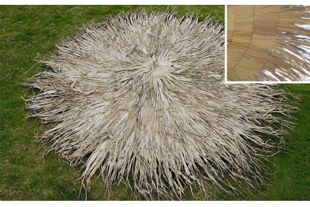 ANTΑΛΛΑΚΤΙΚΟ ΚΑΛΥΜΜΑ ΦΟΙΝΙΚΟΦΥΛΛΟ ΡΑΦΤΟ ΣΤΡΟΓΓΥΛΟ 100% ΚΑΛΥΨΗ