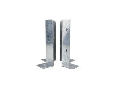 ΒΑΣΗ ΓΩΝΙΑΚΗ INOX (ΣΕΤ 2 ΤΜΧ) 170x50x45mm